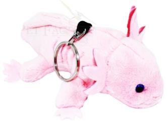 Kuschel Axolotl Schlüsselanhänger - pink - 15cm