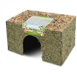 Heuhaus mit Blüten mittel - 300g
