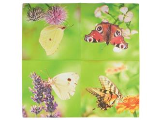 Papierservietten Schmetterlinge - 33x33cm