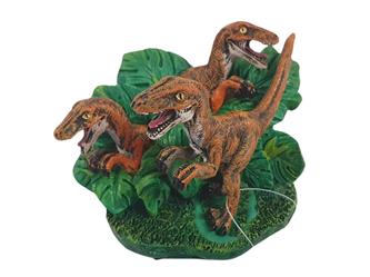 Deko Jurassic Park - Velociraptors klein - ca. 15cm