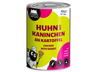 CAFOO Huhn & Kaninchen - 400g Dose