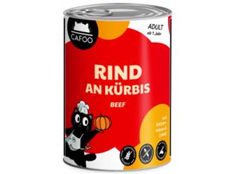 CAFOO Rind an Kürbis - 400g Dose