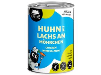 CAFOO Kitten Huhn & Lachs - 400g Dose