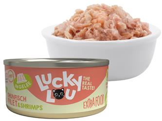 Lucky Lou Extrafood Dose - Thunfisch & Shrimps Gelee - 70g