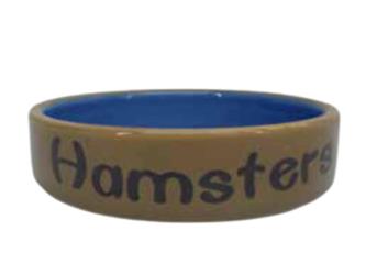 Keramiknapf Hamster - 8,5cm x2,5cm  - 2-färbig