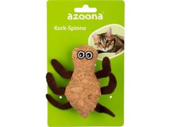 azoona Katzenspielzeug Spinne - braun - 8cm