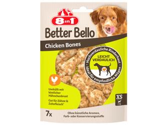 8in1 Better Bello XS Chicken Bones - 84g