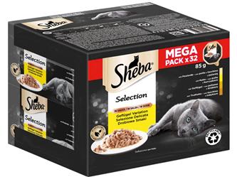 Sheba Schalen Megapack Sauce Geflügel - 32x85g