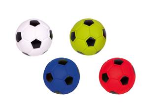Fun Vinyl Spielball Fußball 9cm - zufällige Farbe