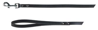 Leine Mexica 12mm/1m, schwarz genietet