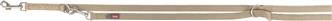 Premium V-Leine doppelt L-XL, 2m/25mm sand