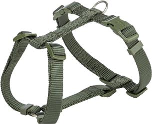 Premium H-Geschirr S-M  - 42-60cm/15mm olivgrün