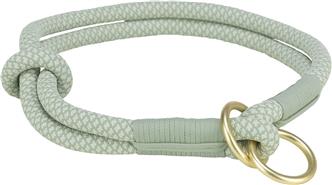 Zug Stopp Halsband L - 50cm/13mm, salbei/mint