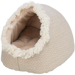 Plüschhöhle Boho beige - 35x26x41cm
