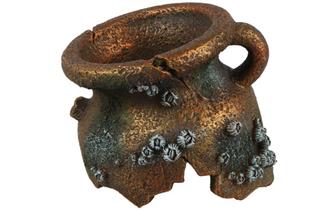 Deko gebrochene Amphore S - 11,8x10,5x9,5cm