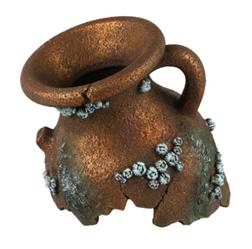 Deko gebrochene Amphore M - 16x13x13,8cm