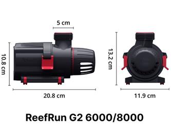 RedSea - ReefRun G2 8000 DC mit Durchflussregler