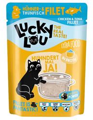 Lucky Lou - Extrafood Hühner- & Thunfischfilet in Sud - 70g