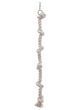 Kletterseil aus Baumwolle giant - 100 cm 6 Knoten
