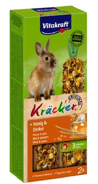 Kräcker - Honig & Dinkel - 2er Zwergkaninchen
