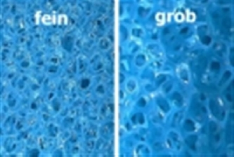 Filterschaum mittel-fein 100x100x5cm/m2