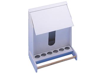 Futterautomat Kunststoff Kanarien 15cm, 1 Fach