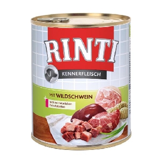 RINTI Kennerfleisch - Wildschwein - 800g - Dose