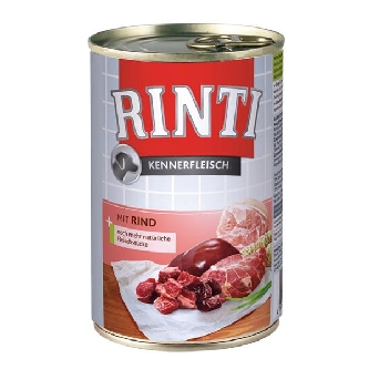 RINTI Kennerfleisch - Rind - 400g - Dose