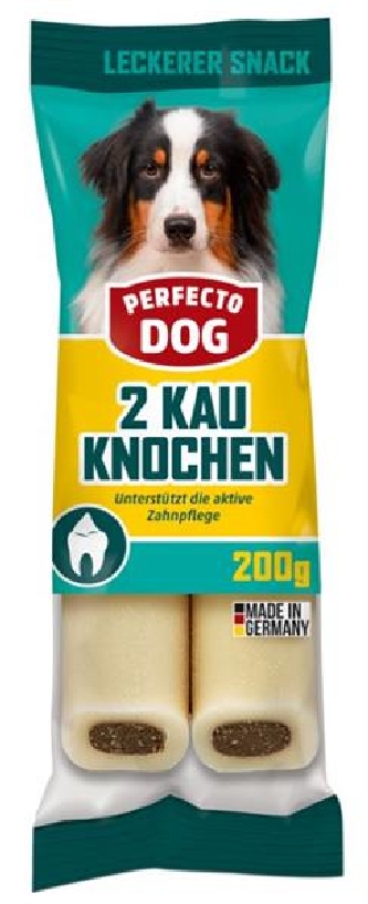 Perfecto Dog Gefüllter Kauknochen mit Rind 2 Stück - 200g