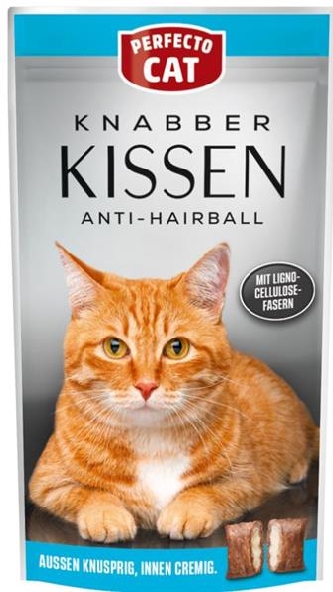 Perfecto Cat Feine Knabber Kissen Anti Hairball - 50g