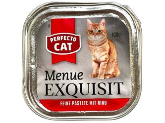 Perfecto Cat Menue Exquisit - Rind - 100g