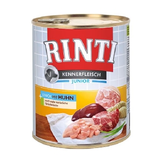 RINTI Kennerfleisch - Junior - Huhn - 800g - Dose