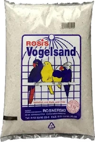 Vogelsand  - weiß mit Kalk und Anis - 5kg