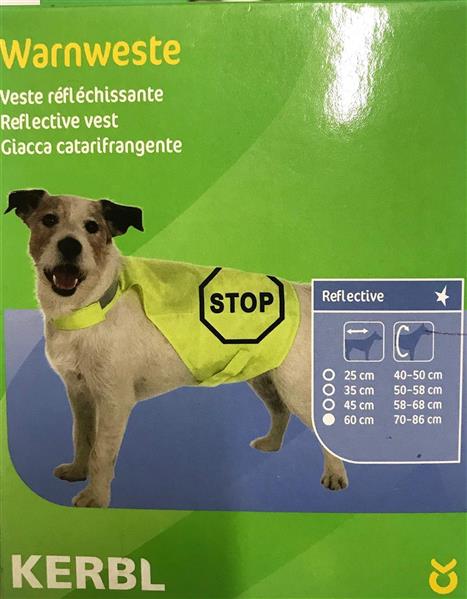 Sicherheitsweste für Hunde Maxi Safe 60cm - Warnweste