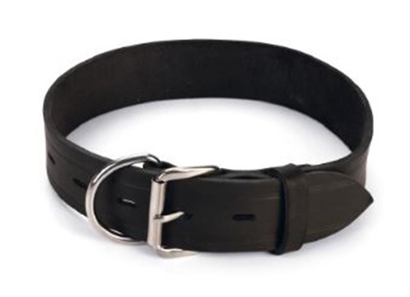 Karlie Halsband Rondo – Vollleder Mit Nappaleder Unterlegt, Natur, 62 Cm Länge | Für Hunde