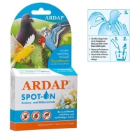 Ardap Spot ON für Ziervögel und Tauben - 2x4,0ml