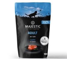 Lachs Gelee - Adult - 100g - Alubeutel - Majestic