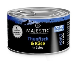 Thunfisch & Käse in Gelee - Adult - 100g - Majestic - Dose