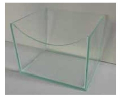 Nagersandbad aus Glas - Medium - 20x15x15cm