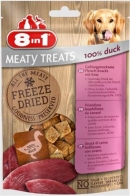 8in1 Meaty Treats FREEZE Fleisch-Snacks mit Ente - 50g